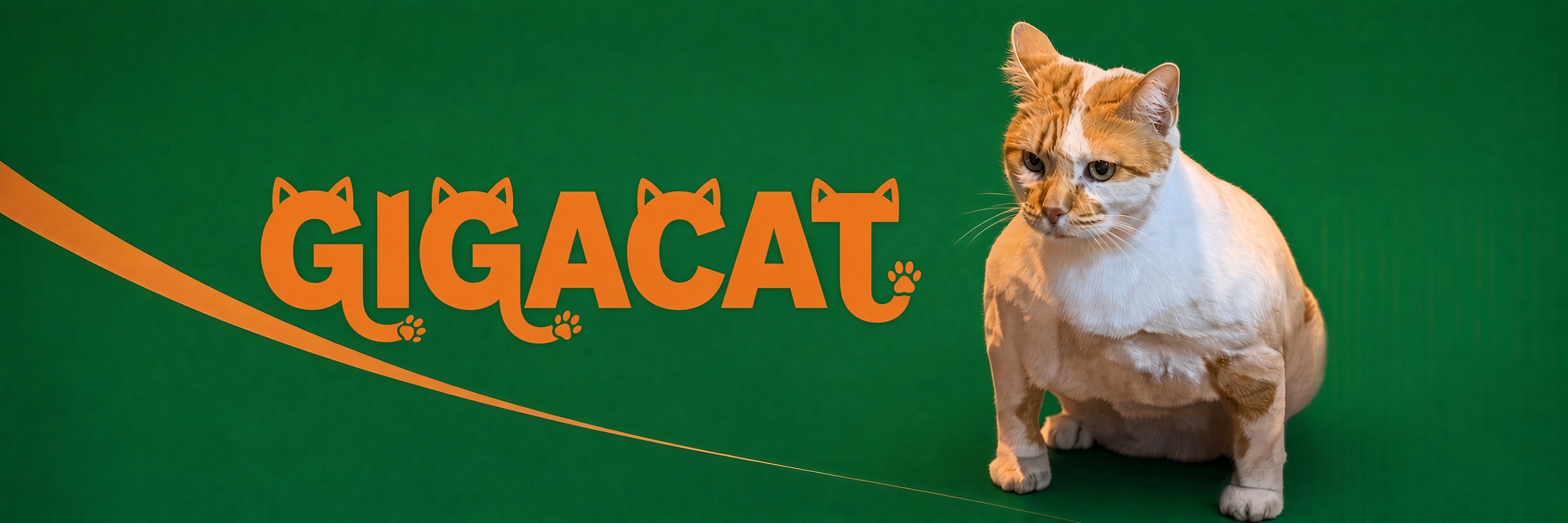 GIGACAT banner featuring Gigacat